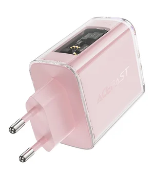 СЗУ Acefast A45 Exploration series PD65W GaN (2*USB-C+USB-A) Cherry blossom