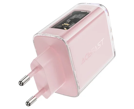 СЗУ Acefast A45 Exploration series PD65W GaN (2*USB-C+USB-A) Cherry blossom