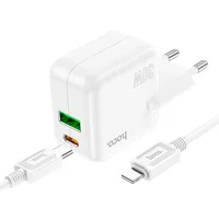 СЗУ Hoco C111A PD 30W+QC3.0 Type-C to Lightning White