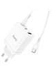 СЗУ Hoco N33 Start PD35W (2C/1A) + Type-C to Type-C White
