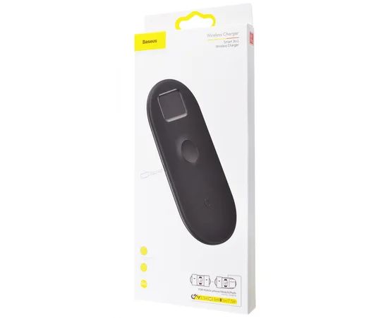 БЗУ Baseus Smart 3in1 For iPhone+iWatch+AirPods (18W MAX) Черный