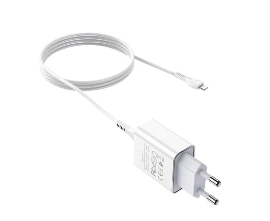 СЗУ HOCO C81A (1USB/2.1A) + Ligthning Белый