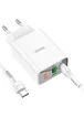 СЗУ HOCO C100A PD20W+QC3.0 + Type-C to Type-C White