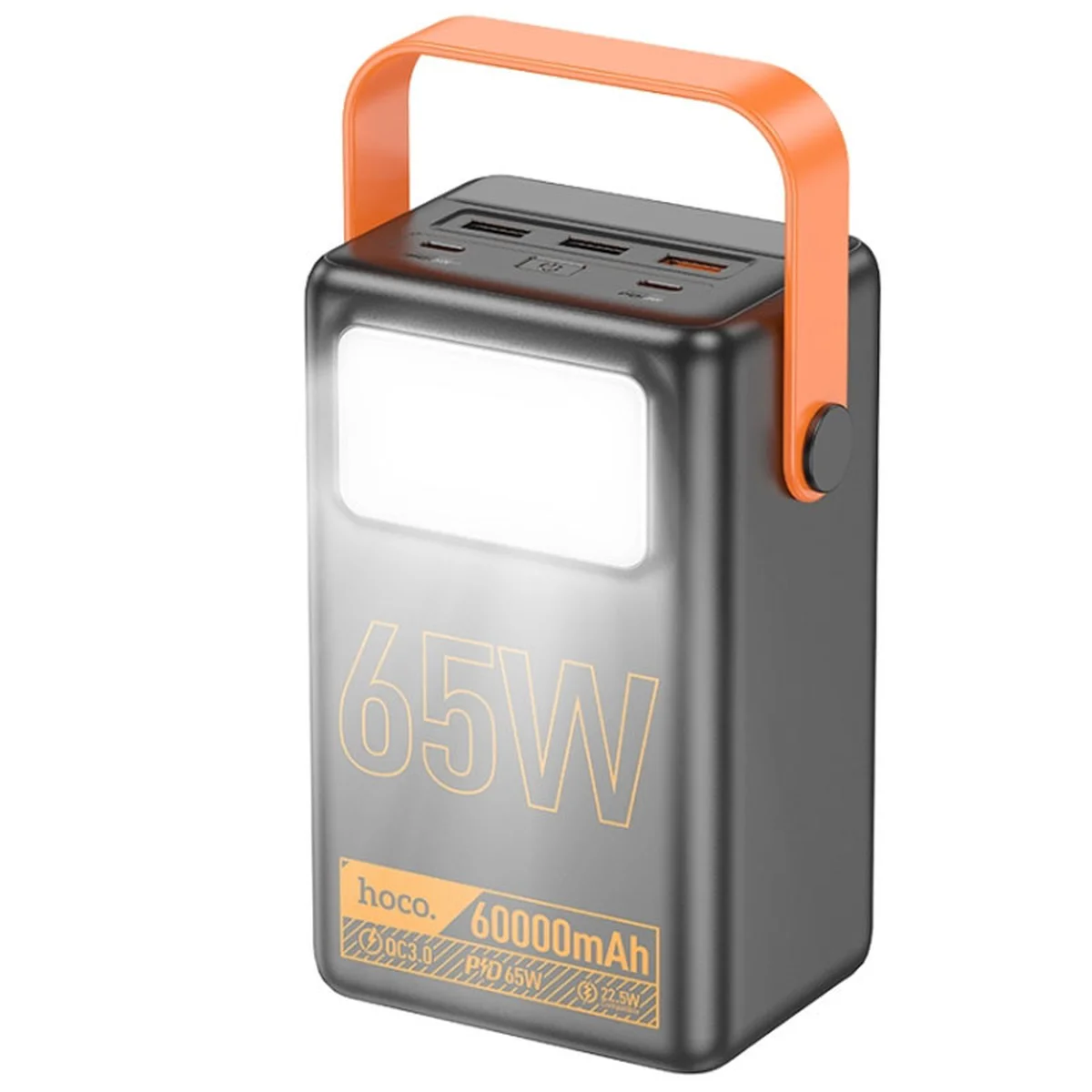 Портативное зарядное устройство Power Bank Hoco J110A Powerful PD65W 60 000 mAh Black