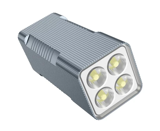 Портативное зарядное устройство Power Bank Hoco Q15 Flashlight 22.5W 10000 mAh Metal gray