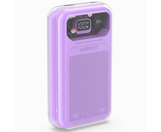 Портативное зарядное устройство Power Bank Acefast M2-20000 Exploration 30W 20000 mAh Purple alfalfa