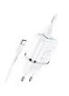 СЗУ Hoco N4 (2USB/2.4A) + Type-C Белый