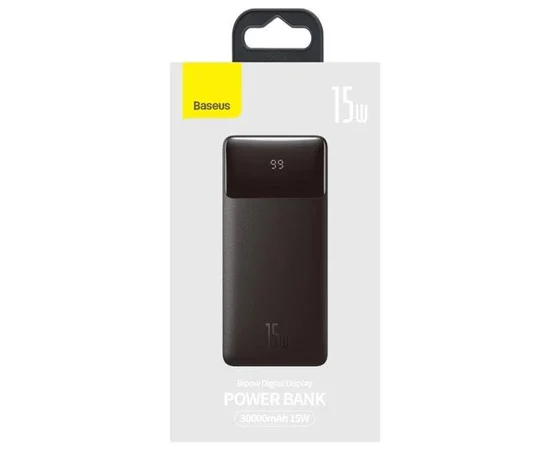 Портативное зарядное устройство Baseus Bipow Overseas 15W 30000mAh (PPBD050201) Black