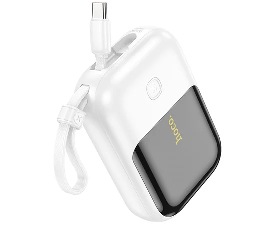 Портативное зарядное устройство Power Bank Hoco Q20 Fountain 22.5W+PD20W 10000 mAh White