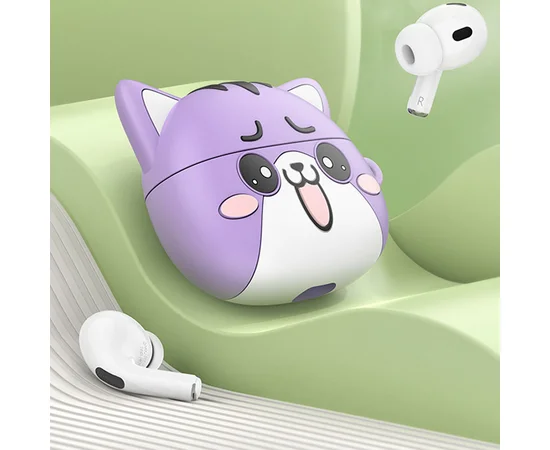 Беспроводные TWS наушники Hoco EW48 Purple Cat