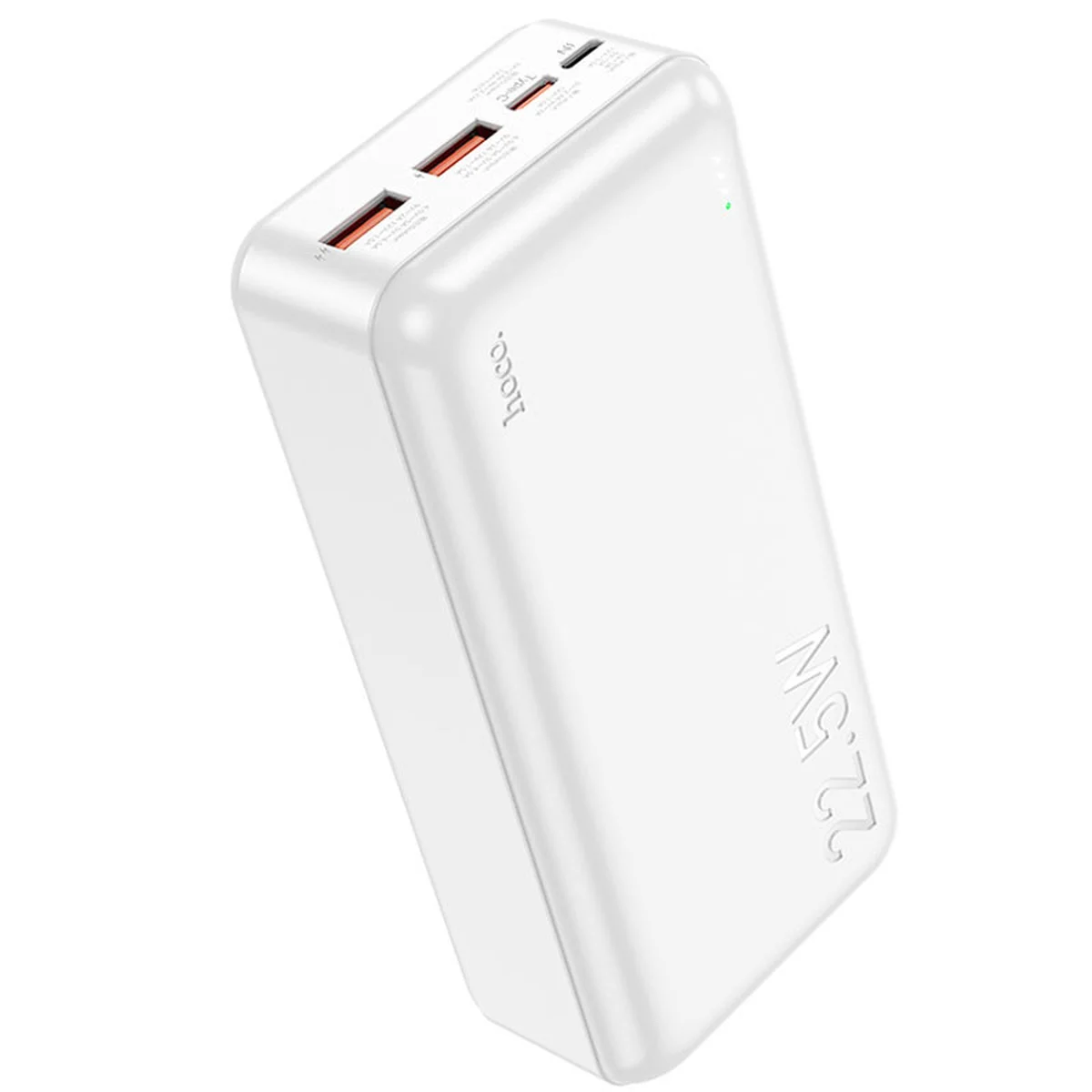 Портативное зарядное устройство Power Bank Hoco J101B Astute PD20W+22.5W 30000 mAh Белый