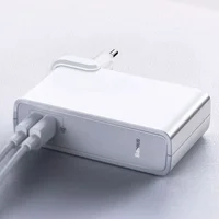 СЗУ + Power Bank 2in1 Baseus GaN QC (Type-C + USB / 45W) 10 000 mAh (PPNLD) Білий