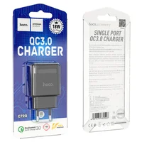 СЗУ Hoco C72Q QC3.0 (1USB/2A) Черный