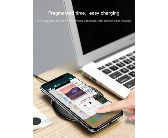 Беспроводное зарядное устройство Baseus UFO Desktop Черный