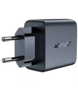 СЗУ Acefast A49 PD35W GaN (USB-C+USB-C) dual port Black