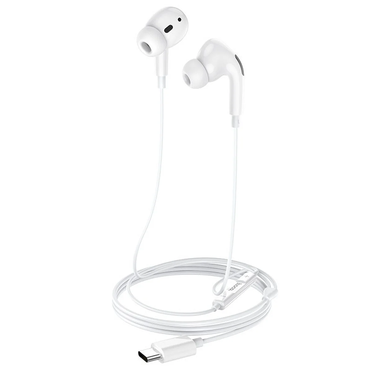 Стерео наушники Hoco M101 Pro Type-C White