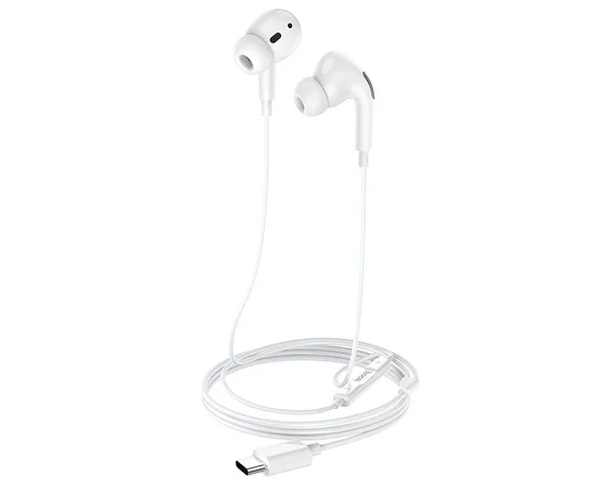 Стерео наушники Hoco M101 Pro Type-C White