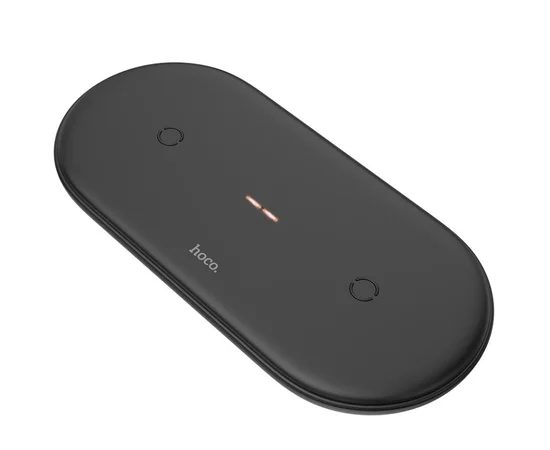 Беспроводное зарядное устройство HOCO CW23 Dual Power Черный