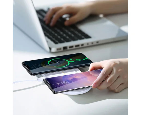 БЗУ Usams US-CD120 2in1 Белый