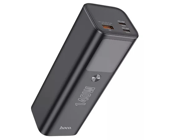 Портативное зарядное устройство Power Bank Hoco Q17 Electric PD140W 25000 mAh Black