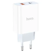 СЗУ HOCO C97A PD20W+QC3.0 (1USB/1Type-C/3A) Белый