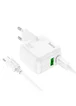 СЗУ Hoco C111A PD 30W+QC3.0 Type-C to Type-C White