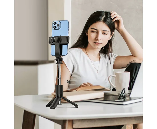 Монопод для селфі Hoco K17 Figure mini live broadcast stand Чорний