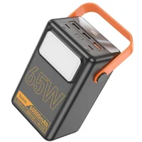 Портативное зарядное устройство Power Bank Hoco J110A Powerful PD65W 60 000 mAh Black