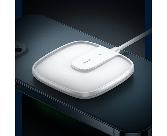 БЗУ Usams US-CD159 W1, 15W (магнитный) Белый