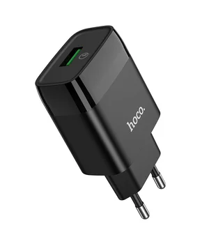 СЗУ Hoco C72Q QC3.0 (1USB / 2A) Чорний