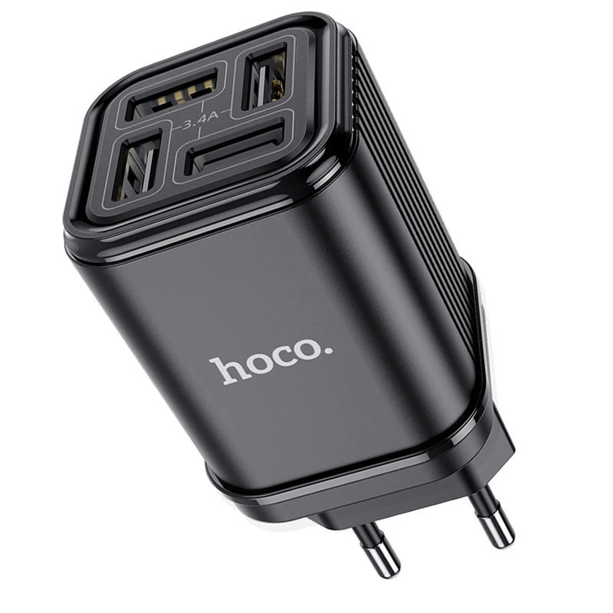 СЗУ HOCO C84A Resolute four-port charger (EU) Черный