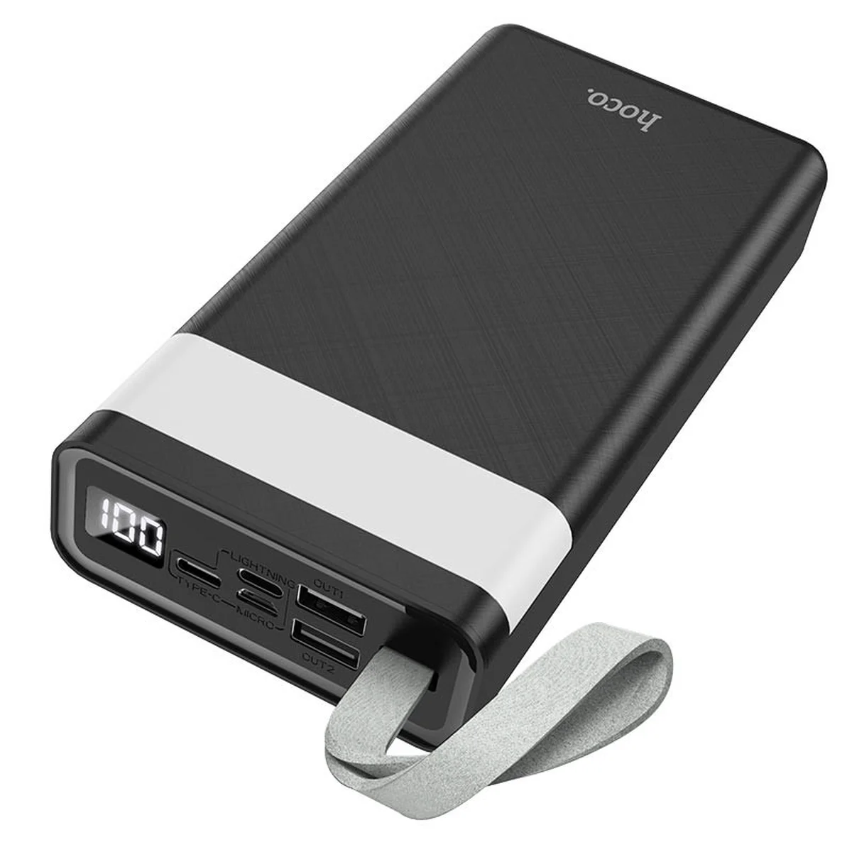 Портативное зарядное устройство Power Bank Hoco J73 30000 mAh Черный