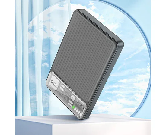 Портативное зарядное устройство Power Bank Hoco Q18 Tourer 22.5W с БЗУ 10 000 mAh Black
