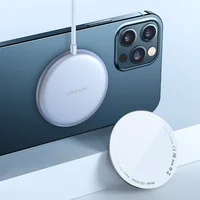 БЗУ Usams US-CD160 W2,15W, Type-C (магнитный) Серебряный