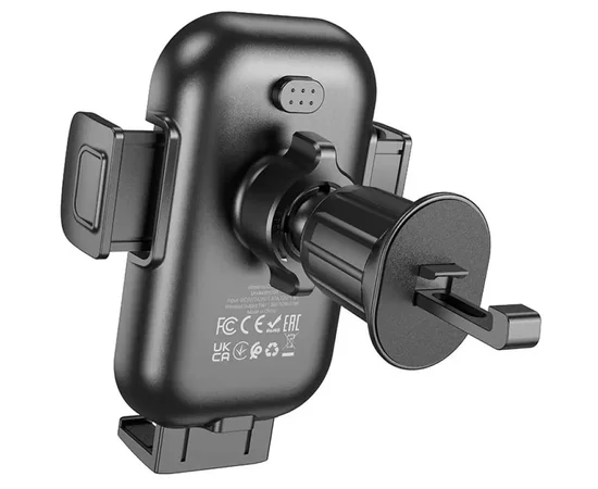 Автодержатель с БЗУ Borofone BH204 Blue Charm (air outlet) Black
