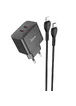 СЗУ Hoco N29 PD35W (2Type-C) + Type-C + Lightning Black