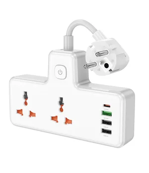 СЗУ Hoco AC12A Reise (PD30W/1C3A) +Socket White