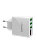 СЗУ USAMS US-CC035 с дисплеем (3USB 2.4A) Белый