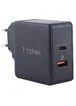 СЗУ PD адаптер T-phox (48W: PD 30W + USB QuickCharge QC 3.0 18W) Черный