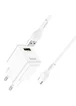 СЗУ Hoco C98A QC3.0 (1USB/18W) + USB to Type-C White