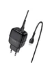 СЗУ Hoco C77A (2USB/2.4A) + Type-C Черный