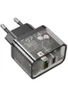 СЗУ Hoco N34 Dazzling PD20W+QC3.0 Transparent black