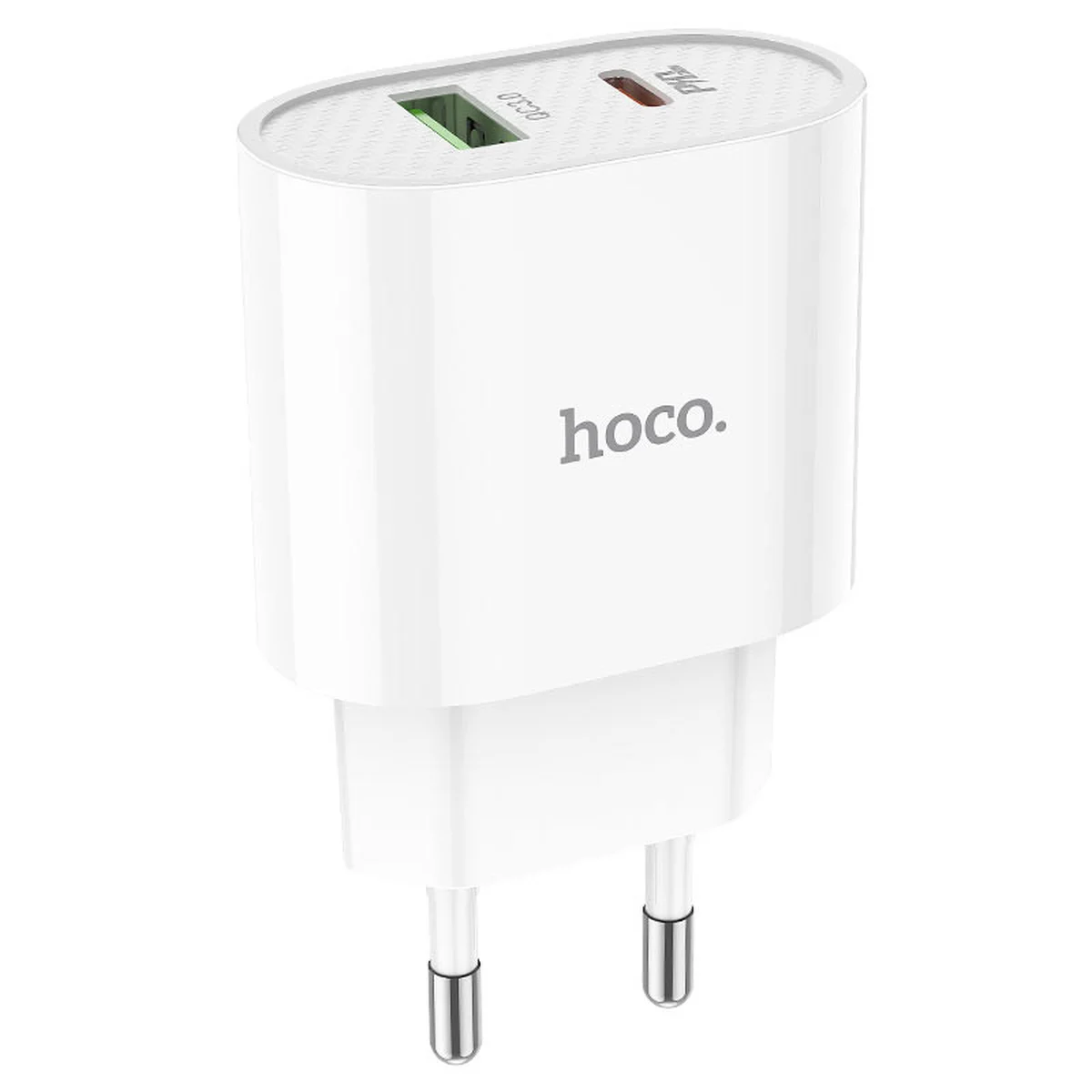 СЗУ HOCO C95A PD 20W+QC3.0 (1USB/Type-C/3A) Белый
