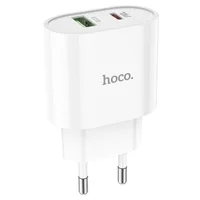 СЗУ HOCO C95A PD 20W+QC3.0 (1USB/Type-C/3A) Белый