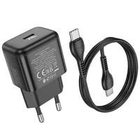 СЗУ Hoco N32 Glory PD30W Type-C to Type-C Black