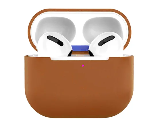 Силиконовый футляр для наушников AirPods 3 Коричневый / Brown
