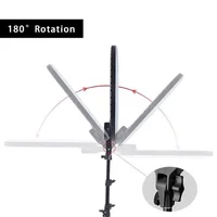 Кольцевая светодиодная LED лампа Arc Ring Remote control 21" + tripod 2.1m Black