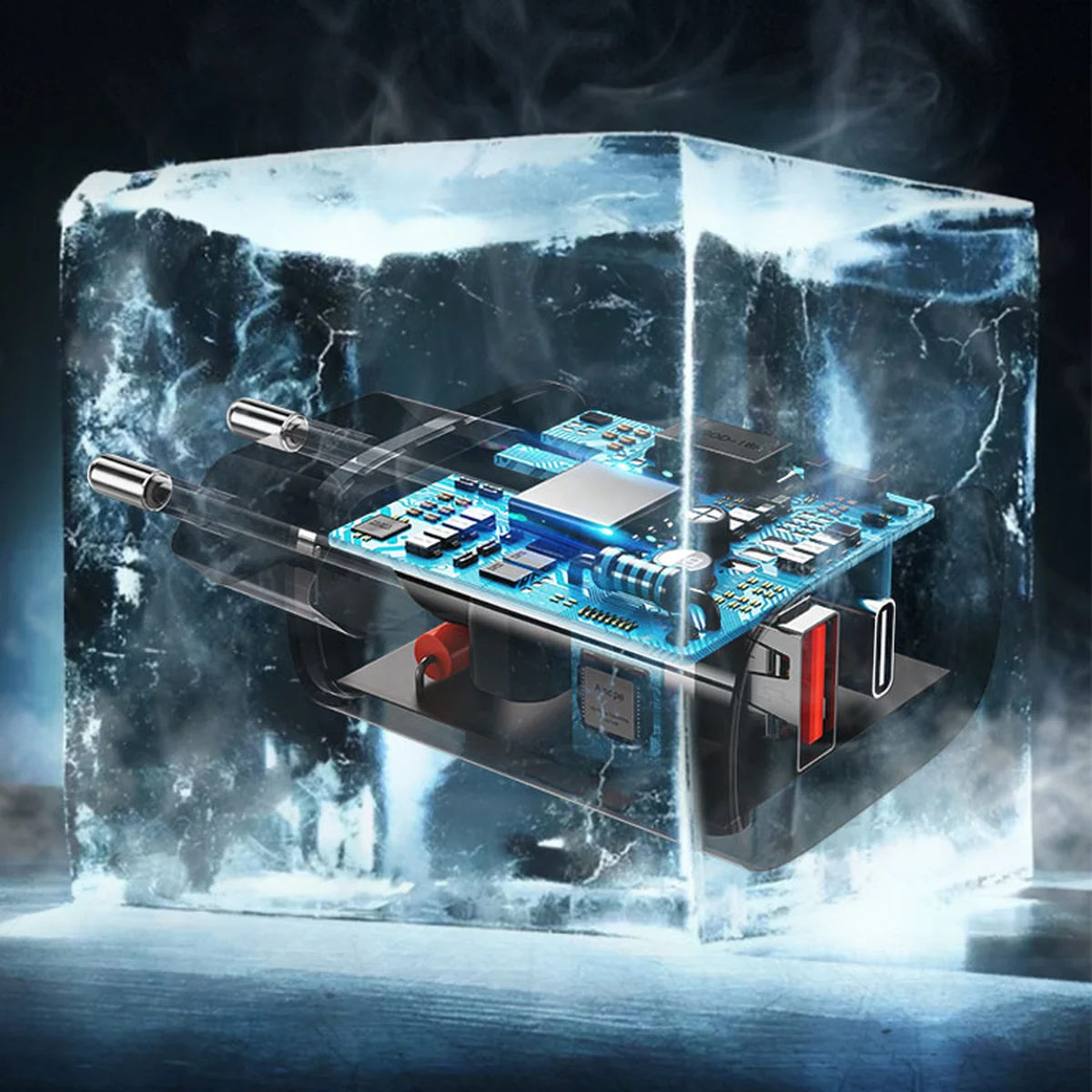 СЗУ Usams US-CC121 T35 QC3.0 + PD3.0 20W Чорний