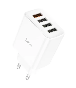 СЗУ Hoco C102A Fuerza QC3.0 White
