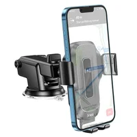 Автотримач із БЗУ Hoco HW3 Black